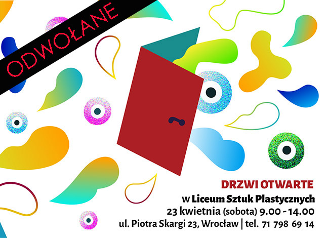 drzwi otwarte banner cancelled